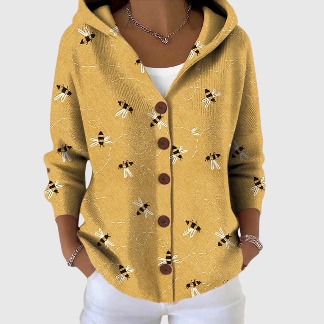 ISABELLA | Chaqueta de Punto con Capucha