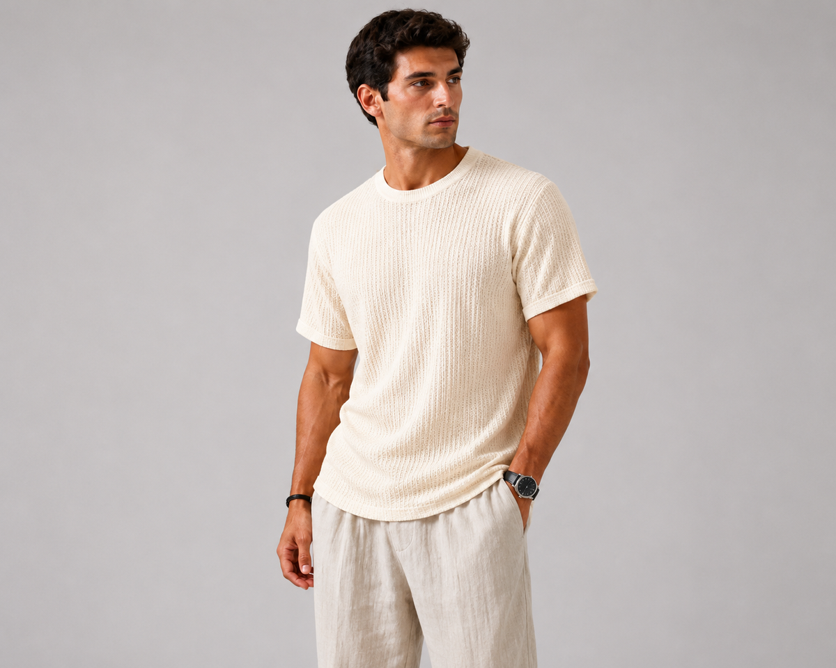 WAFFLE | Camiseta de punto outstanding