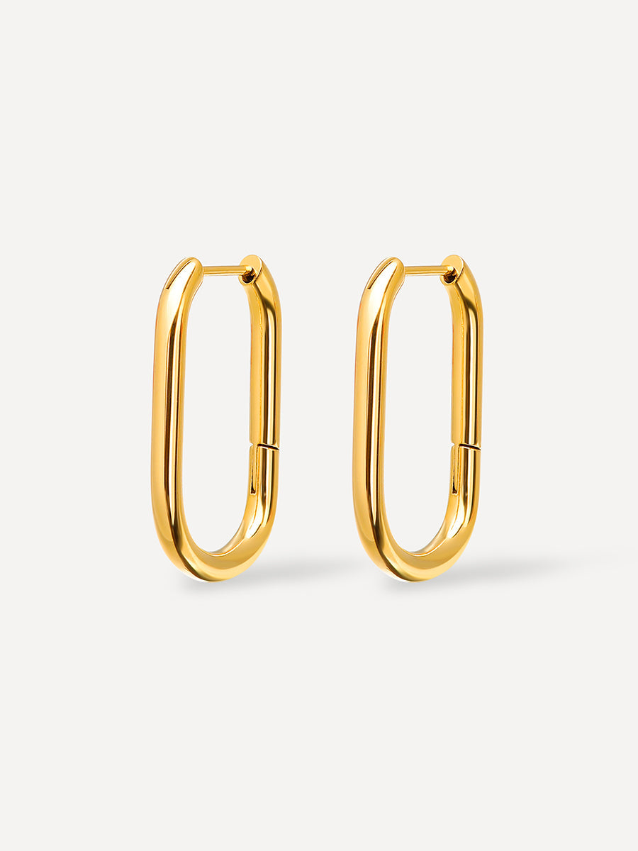 Grandes Aros en Forma de “U”