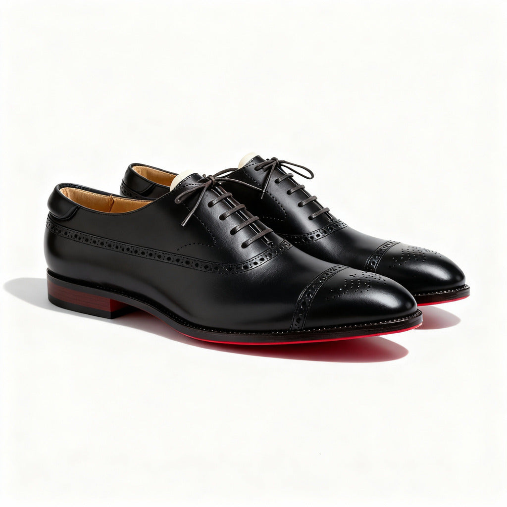 ARTURO | Zapatos Oxford Brogue con Suela Roja