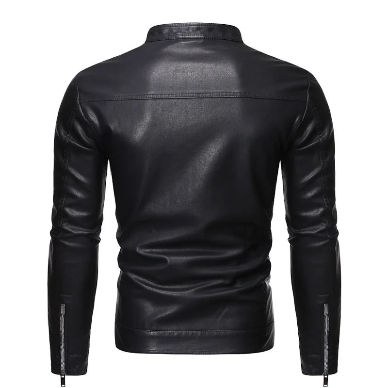 Gabriele | Chaqueta de Piel Cuello Alto
