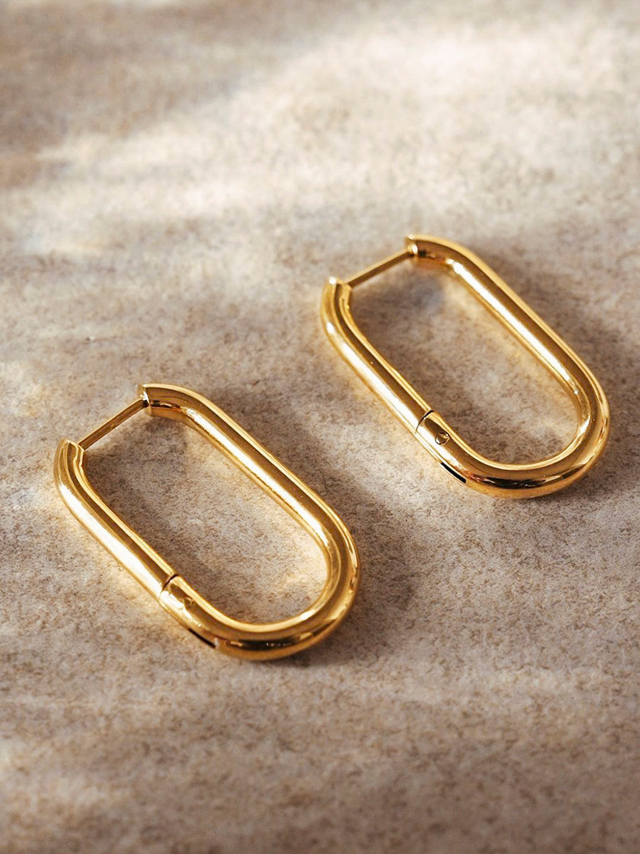 Grandes Aros en Forma de “U”