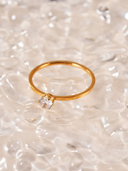 Anillo Brillante Gran Valor