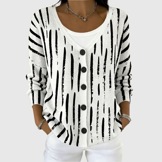 LEONORA | Chaqueta de Punto con Botones
