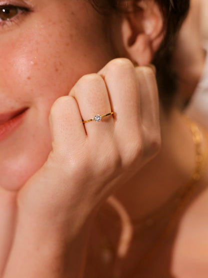 Anillo Brillante Gran Valor