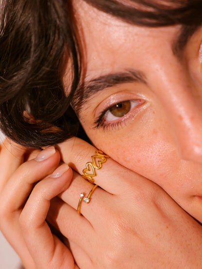 Anillo Infinito Corazón