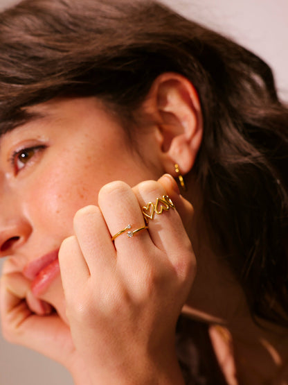 Anillo Infinito Corazón