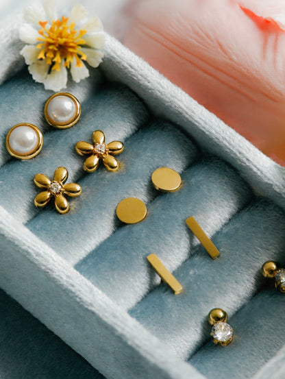 Pendientes de Flor Elegante
