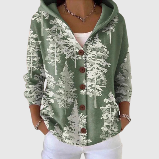 BIANCA | Chaqueta de Punto con Capucha