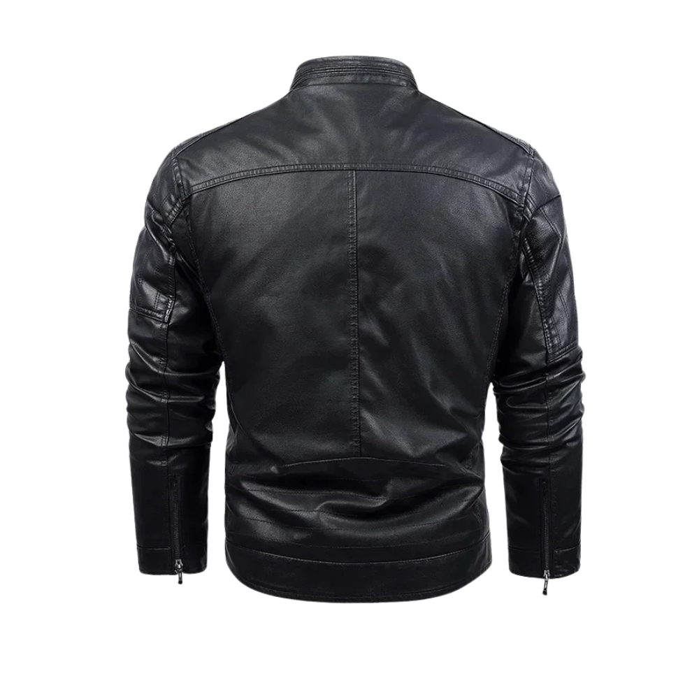 Ivan | Chaqueta de Piel Retro Forrada