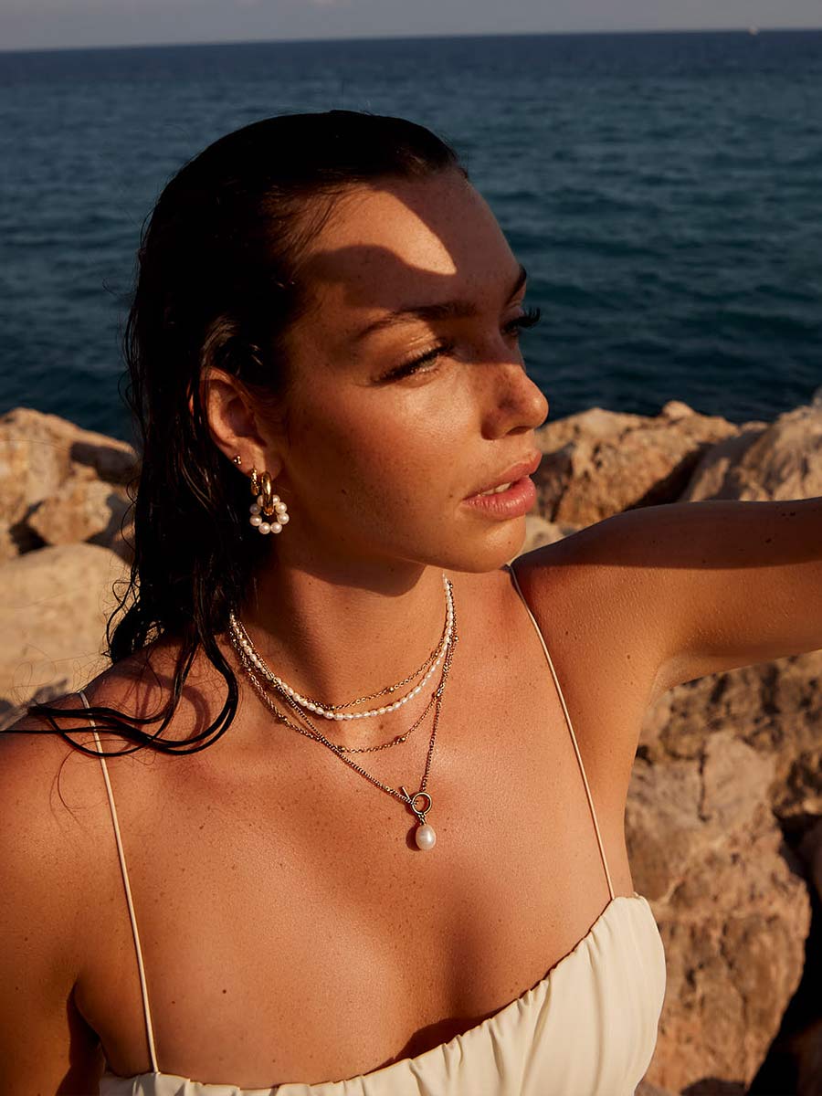 Aros con Perlas