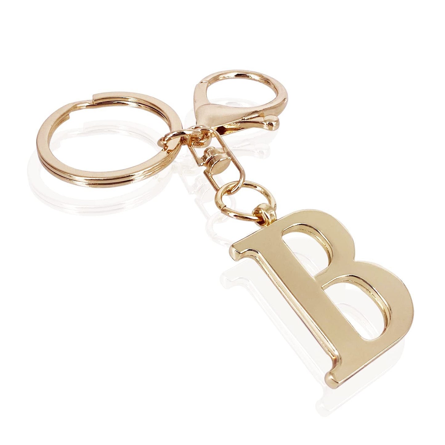 Initial | Charm de bolso elegante en aspecto dorado