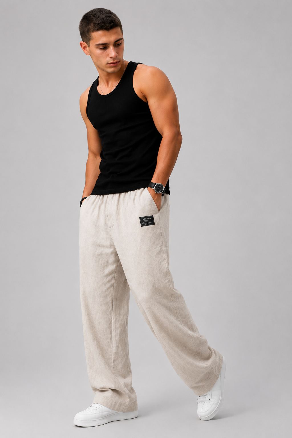 ALEX | Pantalones ligeros de pierna recta