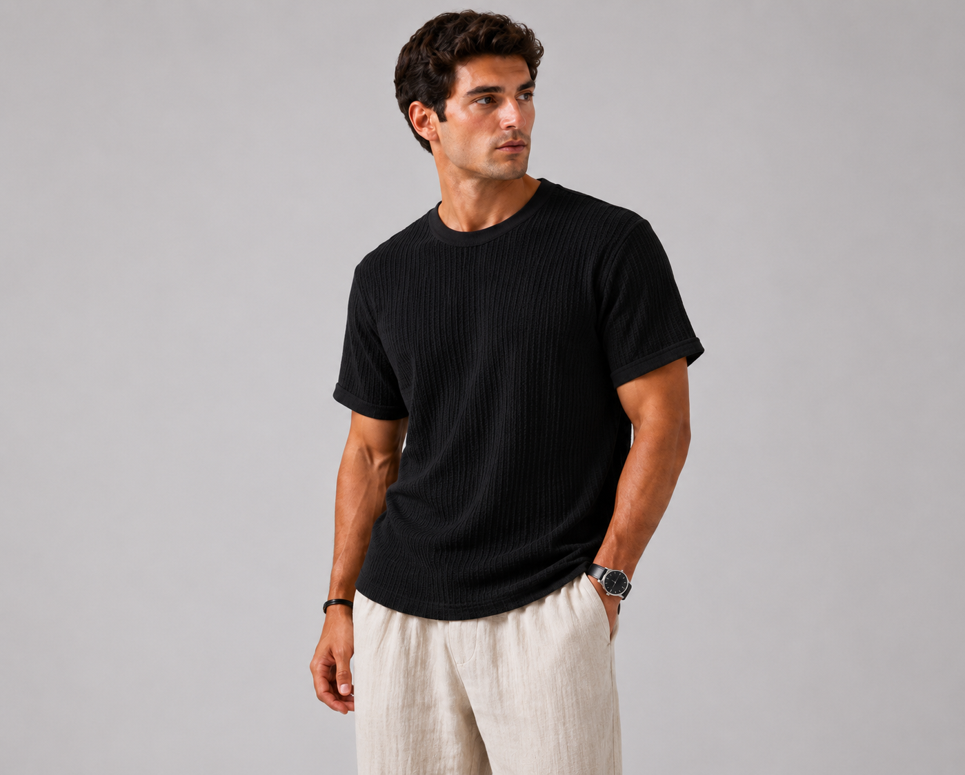 WAFFLE | Camiseta de punto outstanding