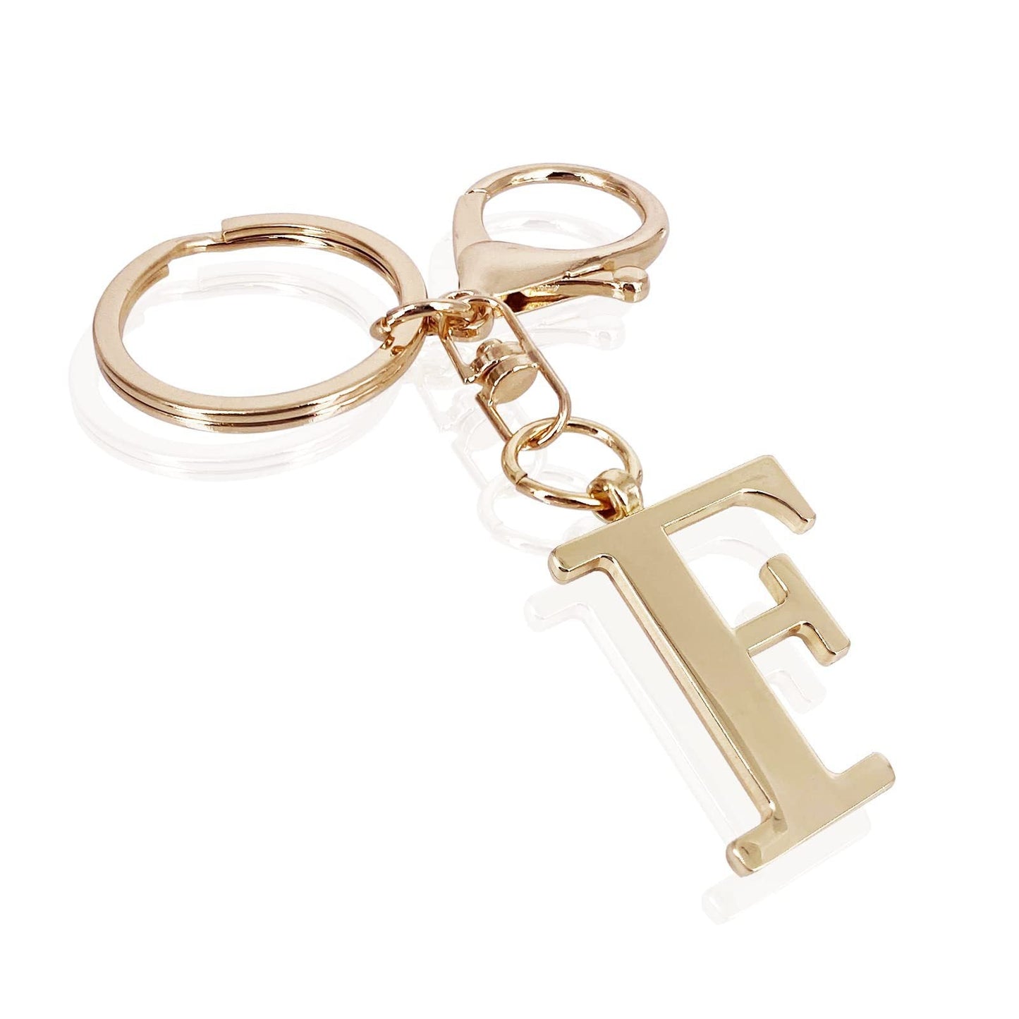 Initial | Charm de bolso elegante en aspecto dorado