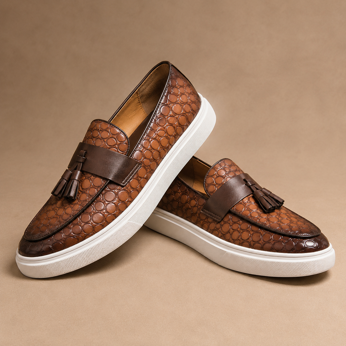 ÁLVARO | Mocasines con Borlas y Suela Deportiva