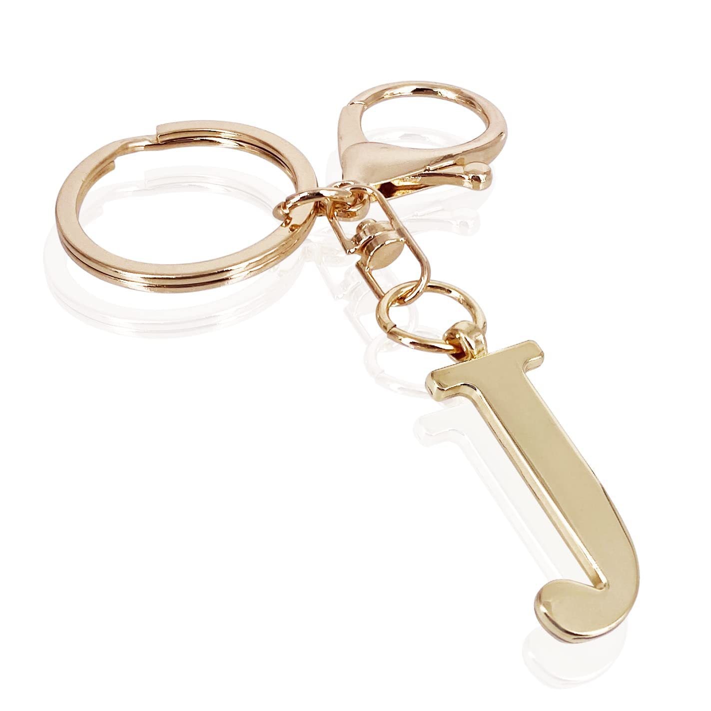 Initial | Charm de bolso elegante en aspecto dorado