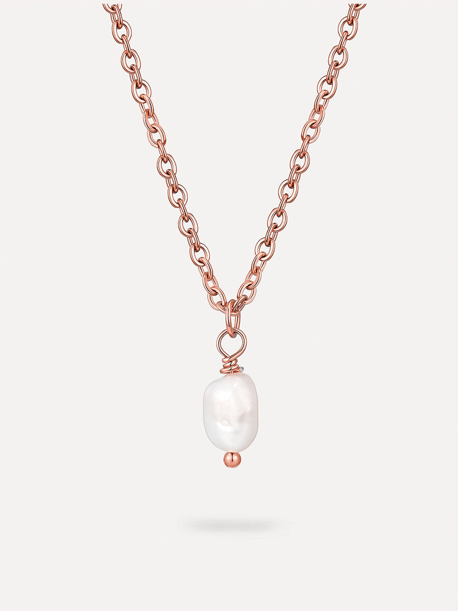 Collar Minimalista con Colgante de Perla