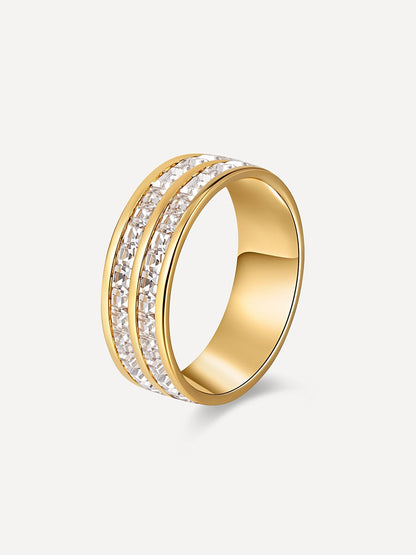 Anillo Doble Brillo