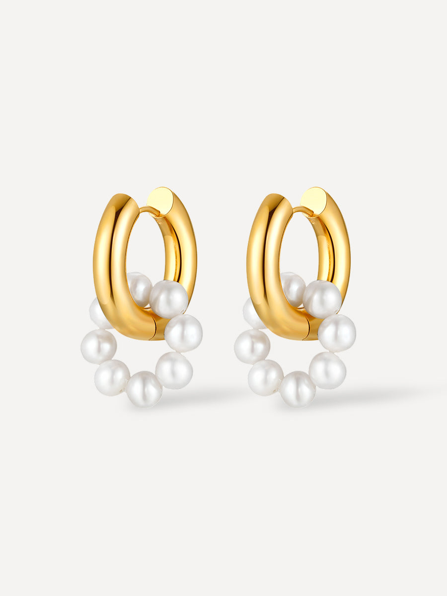 Aros con Perlas