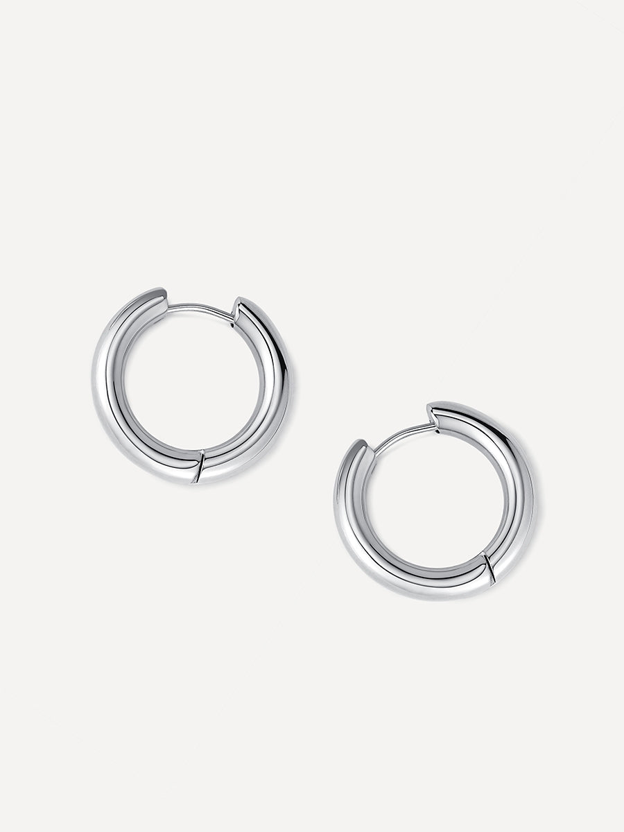Medianos Aros Brillantes de 24 mm