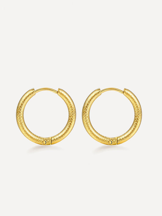 Aretes de Piel de Serpiente