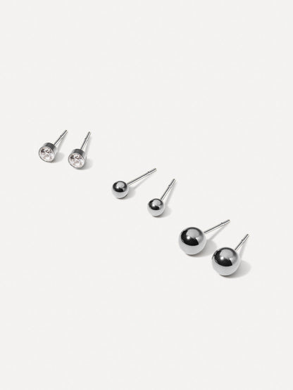 Trío de Pendientes Burbuja