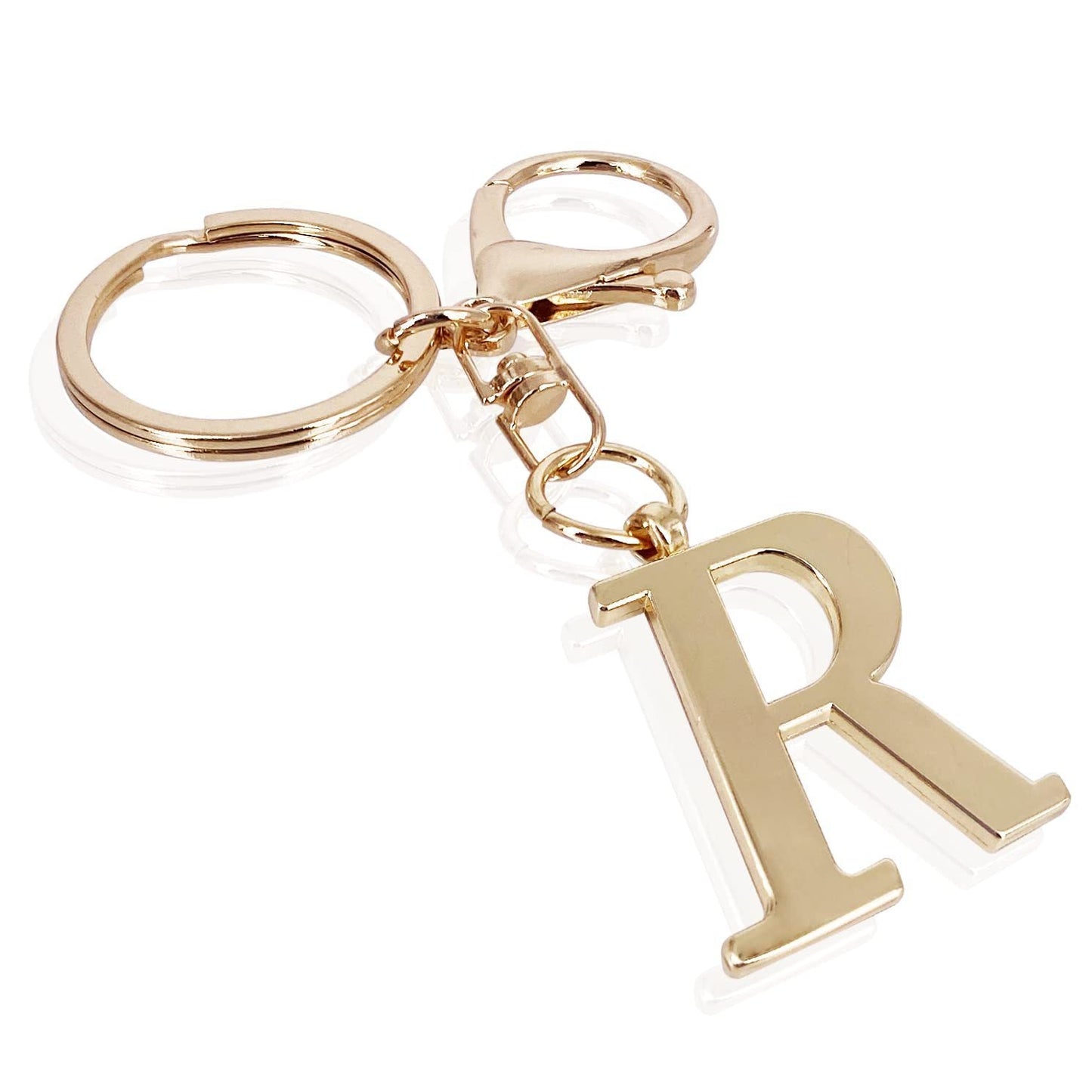 Initial | Charm de bolso elegante en aspecto dorado