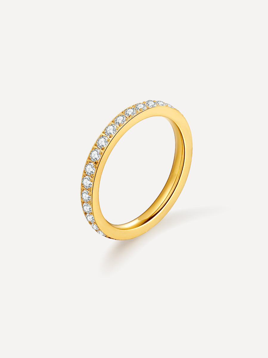 Anillo Radiante de Brillo Claro