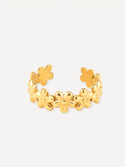 Anillo de Flor Silvestre Elegante