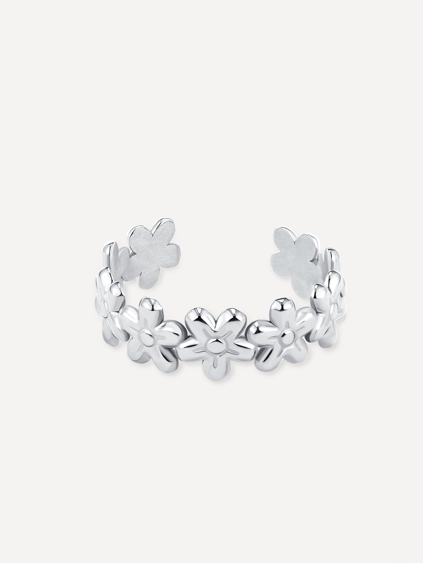 Anillo de Flor Silvestre Elegante