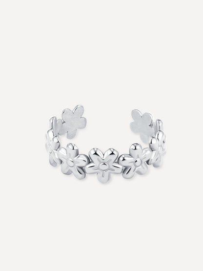 Anillo de Flor Silvestre Elegante