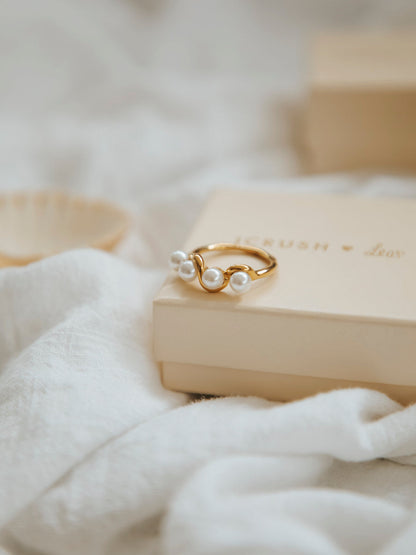 Anillo de Perla Elegante