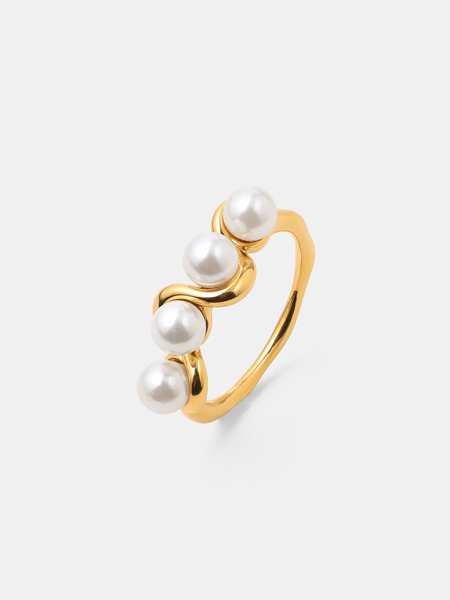 Anillo de Perla Elegante