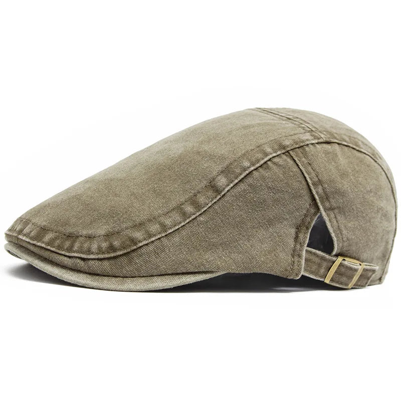 Boina de pintor vintage - Verde oliva
