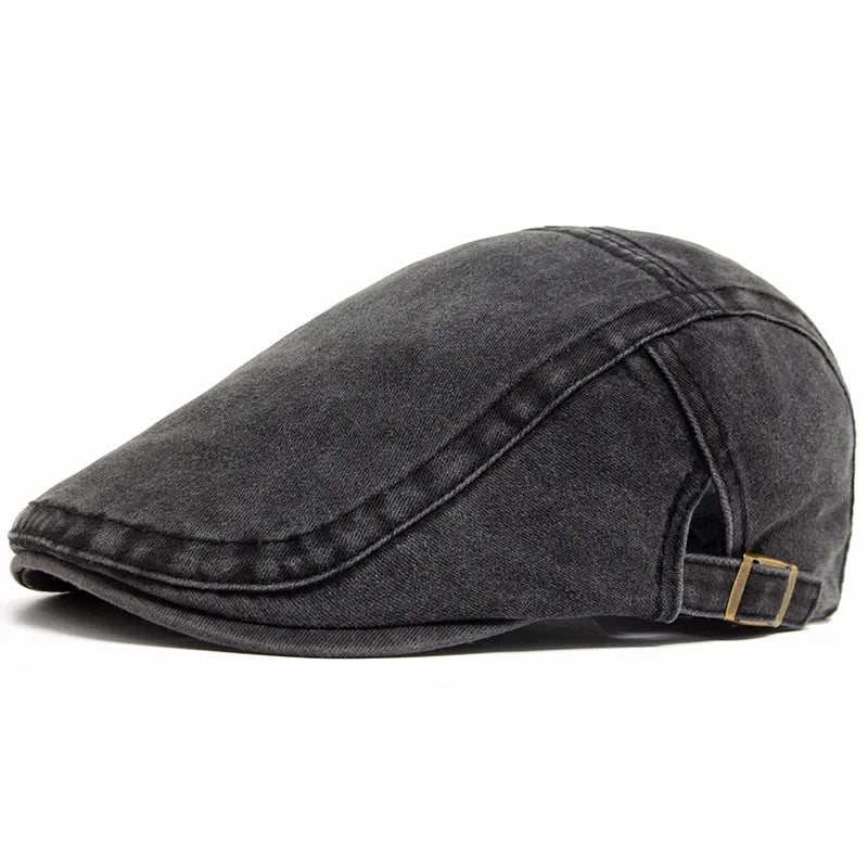 Boina de pintor vintage - Negro
