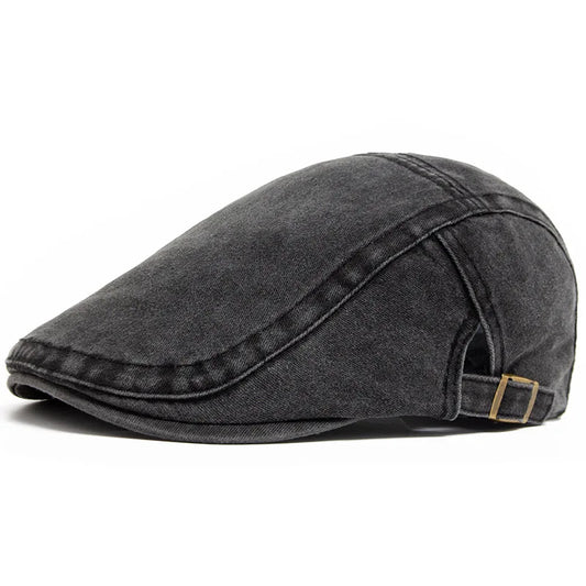 Boina de pintor vintage - Negro