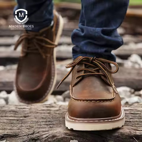 Zapatos derby de cuero negro para hombre