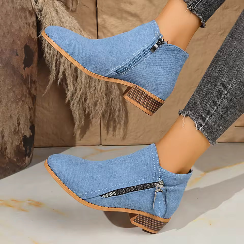 Botines Aurora Tacón Bajo