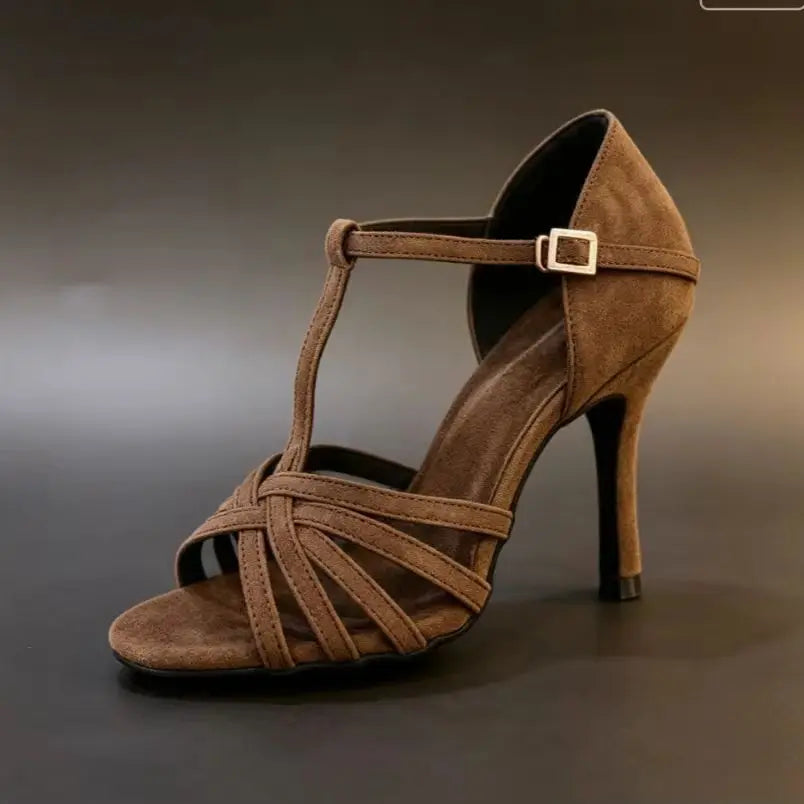 ERIKA - Zapatos de Baile Latino de Gamuza