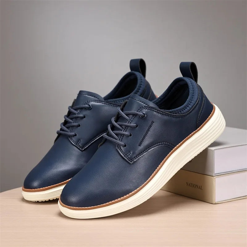 EMANUELE | Zapatos lisos con cordones