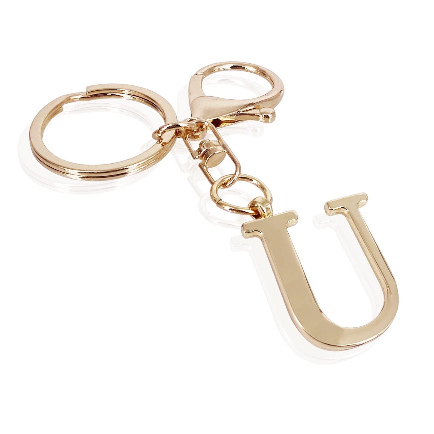 Initial | Charm de bolso elegante en aspecto dorado