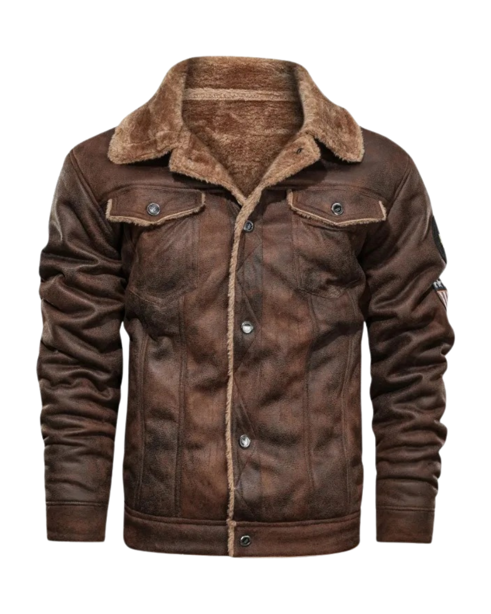 Nicolás | Chaqueta de Piel Forrada en Borreguito
