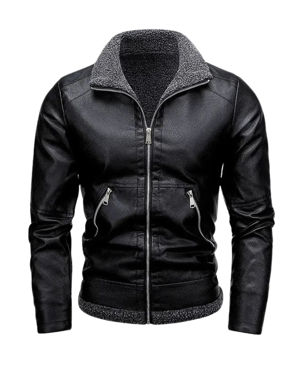 Samuele | Chaqueta de Piel con Interior Cálido