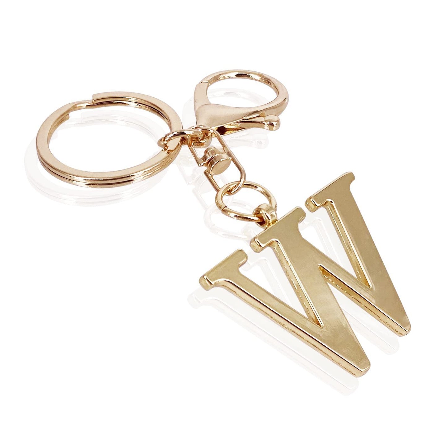 Initial | Charm de bolso elegante en aspecto dorado