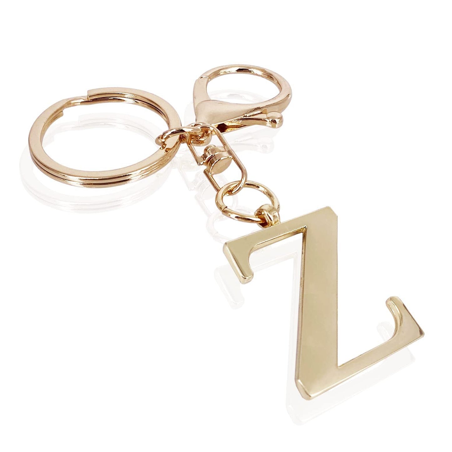 Initial | Charm de bolso elegante en aspecto dorado