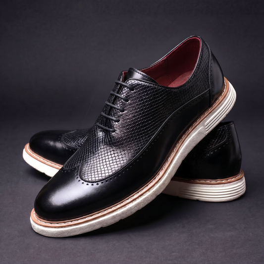DARIO | Zapatos Brogue Efecto Cocodrilo