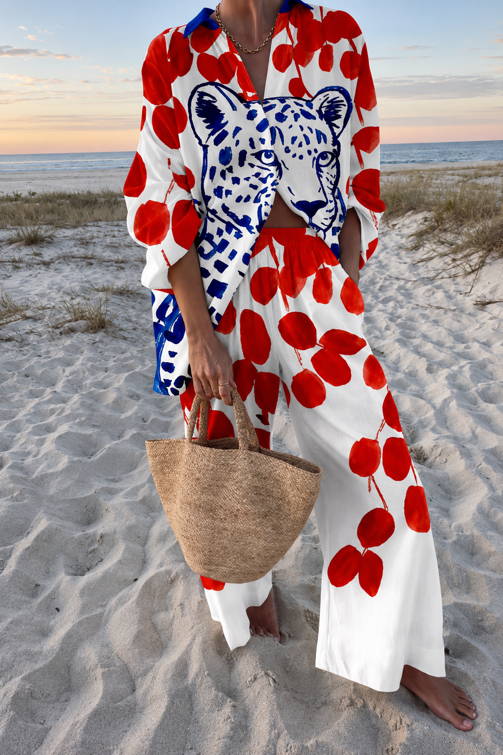 guinda-conjunto-pantalon-ancho-estampado-leopardo-y-cerezas