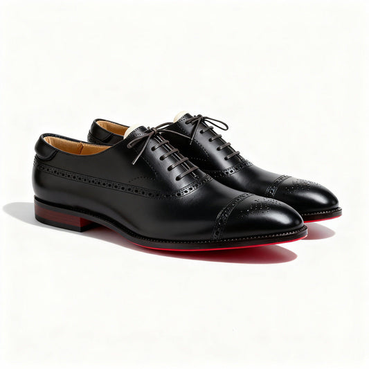 ARTURO | Zapatos Oxford Brogue con Suela Roja