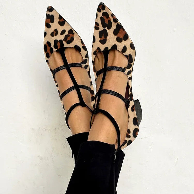 FRANCA | Zapatos de tacón con leopardo